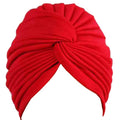Red Turban Head Cover Hat 5975