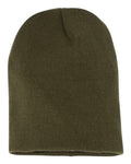 Short Beanie Hat Bulk Olive Drab 5743OD