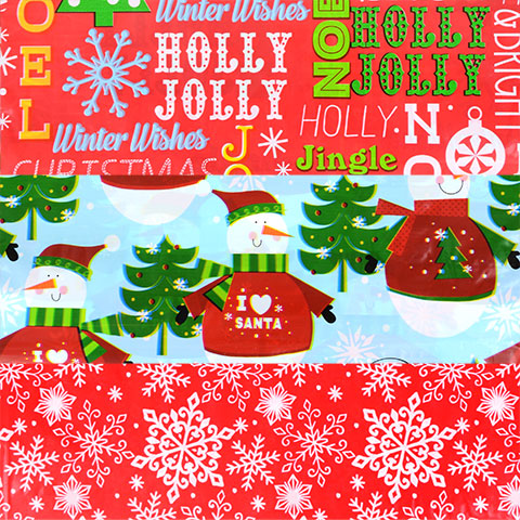 Jumbo Gift Bags | Santa Bags | 12PK 13092