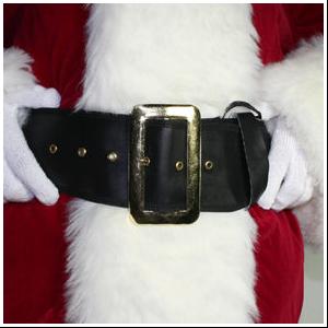 Santa Belt Deluxe Black 2825