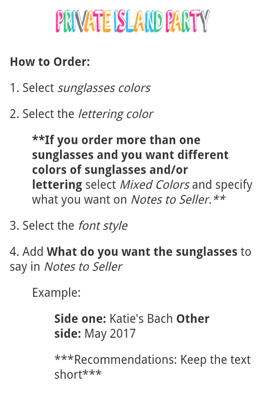 Custom Pixel Sunglasses | Custom 8 Bit Glasses 15053 (Fonts in Picture Gallery)