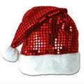 Sequin Santa Hat Red 12 PACK 2981