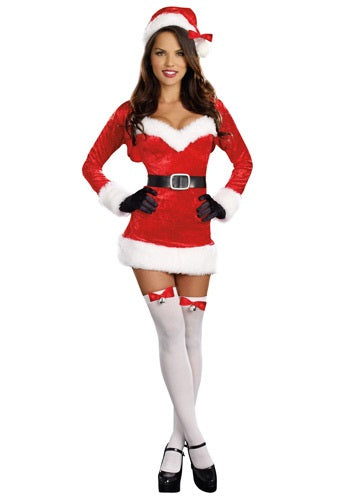 Sexy Santa Baby Costume 8602XS-8602XL