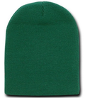 Beanie Cap Short Forest Green Hat 5740