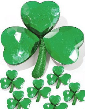 12 PACK St. Patricks Day 2" Shamrock Pins 6694