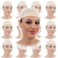 Hair Nets Bulk | Tan/Nude 100 Pack 12" Width for Foodservice/Hospitals  218EF