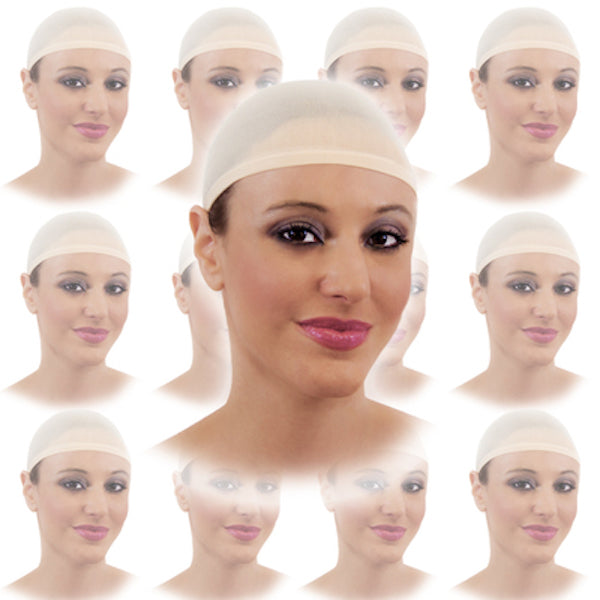 Hair Nets Bulk | Tan/Nude 100 Pack 12" Width for Foodservice/Hospitals  218EF