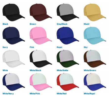 Wholesale Trucker Caps |  Bulk Trucker Caps | Mixed Colors