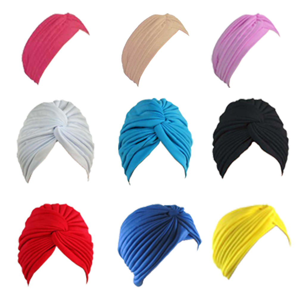 Bulk Turbans |  Wholesale Turbans |  Color Head Cover Hat