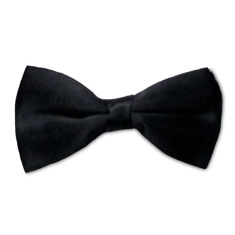 12 PACK Satin Bow Tie Black Men's 6836D