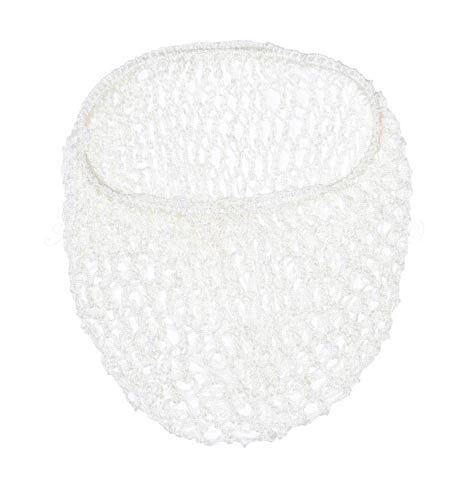 12 PACK White Crochet Hair Snood 6626