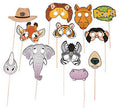 Zoo Animal Photo Stick Props 12 PACK 38437