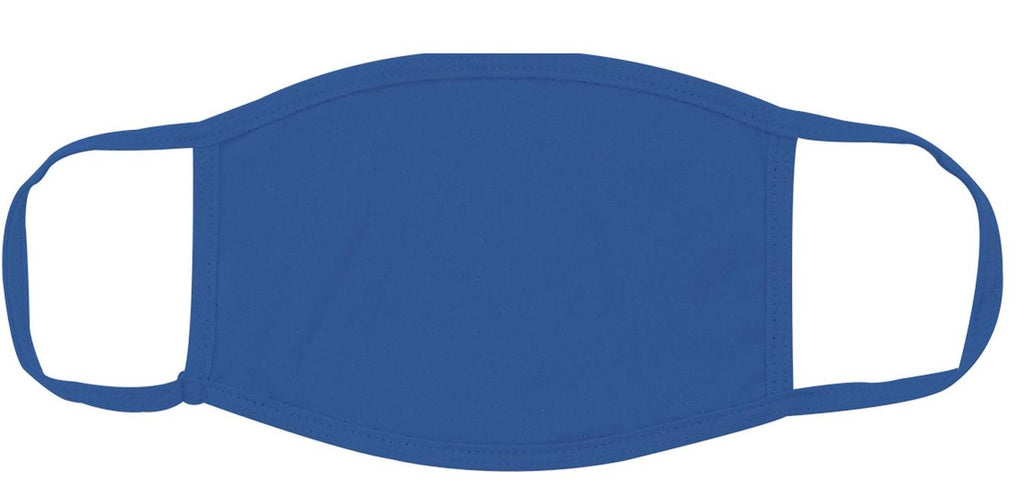 Blue Face Masks Cotton |  12 PACK | Adult Size Double Ply Soft Cotton 134B