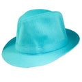 Classic Aqua Fedora Hat 1324