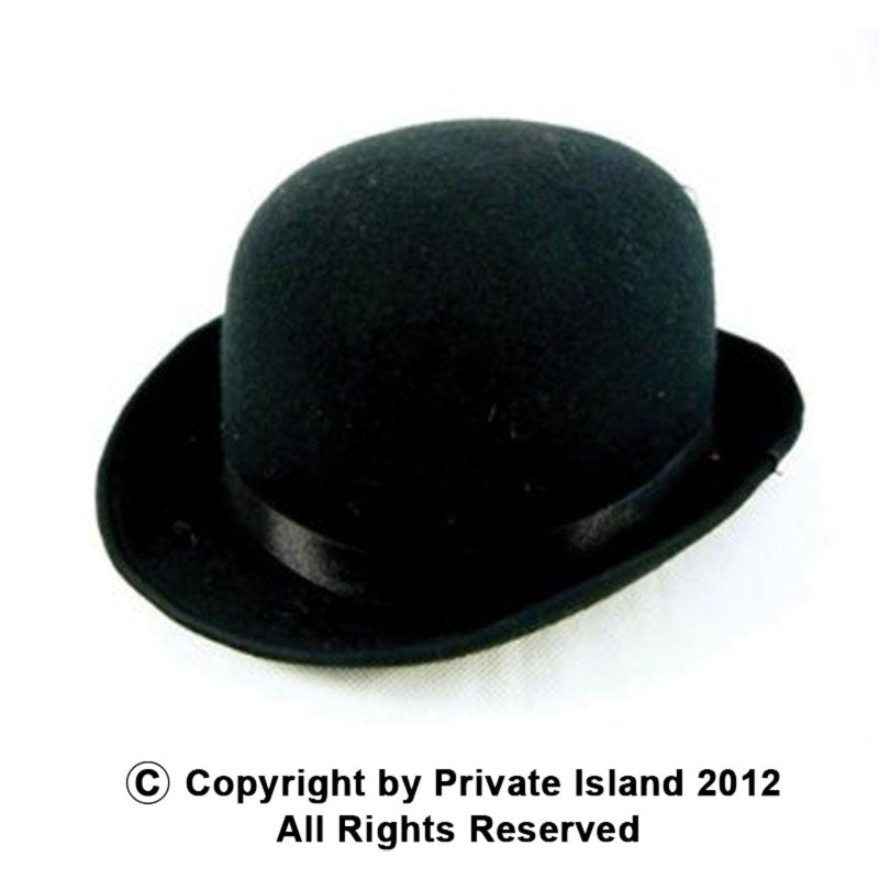 Derby Hat Bulk Black Felt Wholesale 1496D