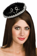 Black/Silver Mini Mariachi Sombrero Hat 6662