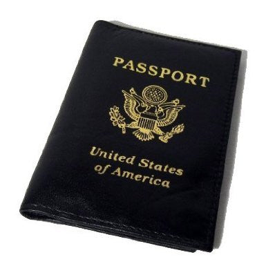 Passport Cover Black 3041