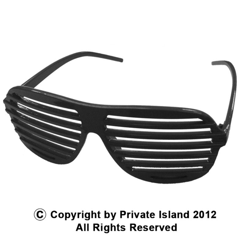 Black/White Shutter Shades 12 PACK WS1161D