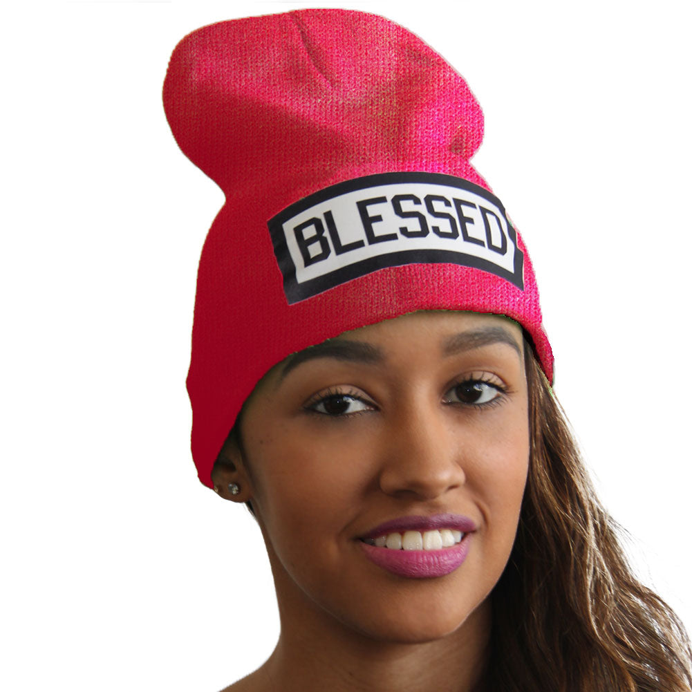 Blessed | Blessed Hats | Slang Beanies®  Ribbed Comfort Knit Hats 10+ Colors 10833