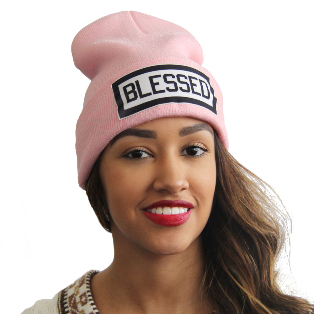 Blessed | Blessed Hats | Slang Beanies®  Ribbed Comfort Knit Hats 10+ Colors 10833