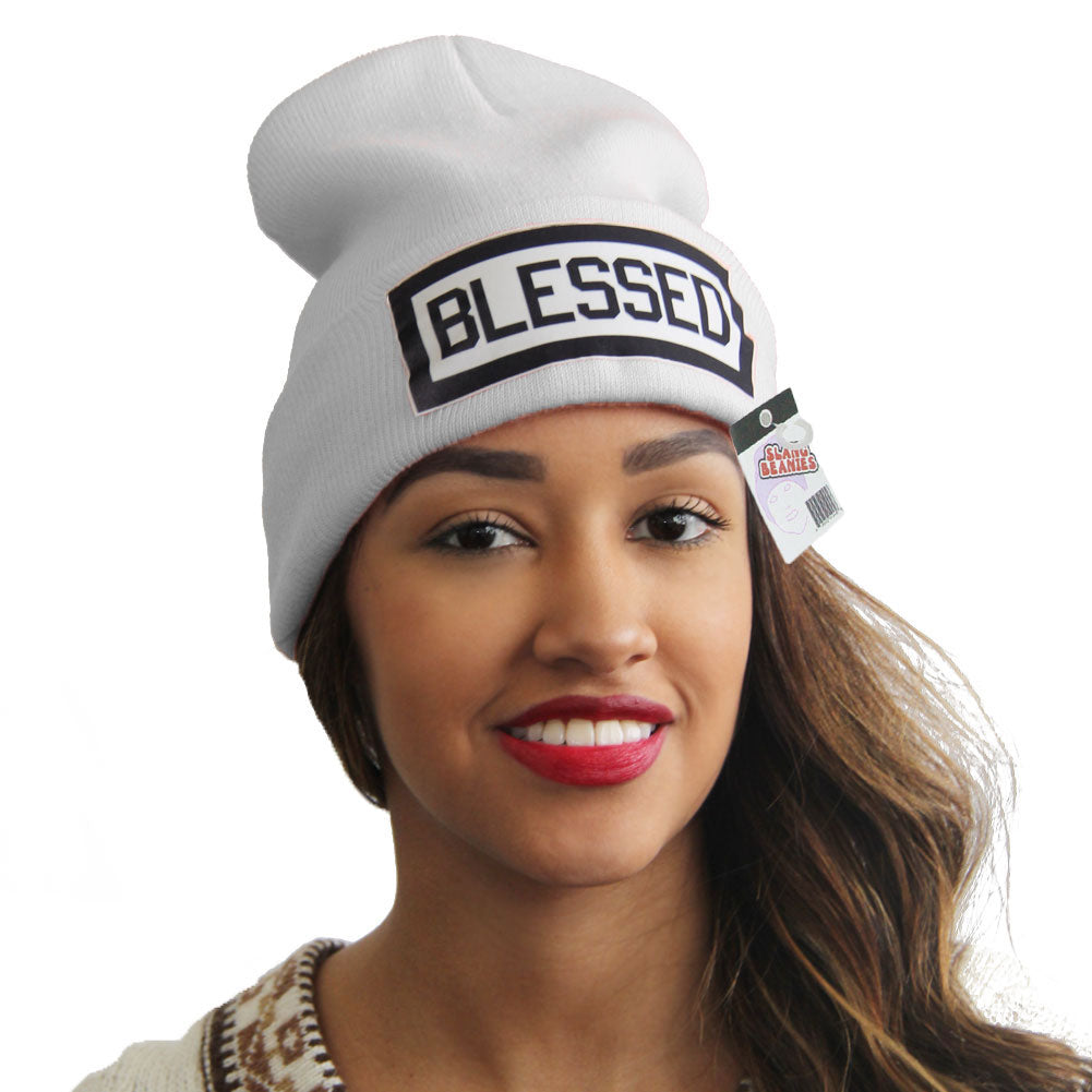 Blessed | Blessed Hats | Slang Beanies®  Ribbed Comfort Knit Hats 10+ Colors 10833