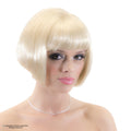 Blonde Bob Wig Short Wig Costume Supermodel 6043