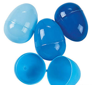 Bulk 144 PCS Blue Easter Eggs 1863BL
