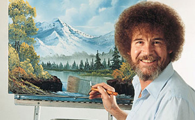 Bob Ross Wig | Bob Ross Costume | Bob Ross Painting Costume