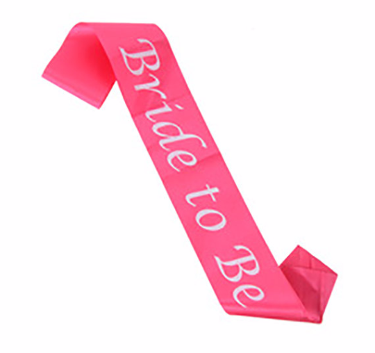 Wedding Sashes, Personalized For Bridal Party, Wedding Party, Bachelorette, Prom or Homecoming Satin Quality 60"
