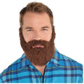 Deluxe Brown Beard and Mustache 1691