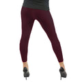 Footless Leggings Burgundy 8089