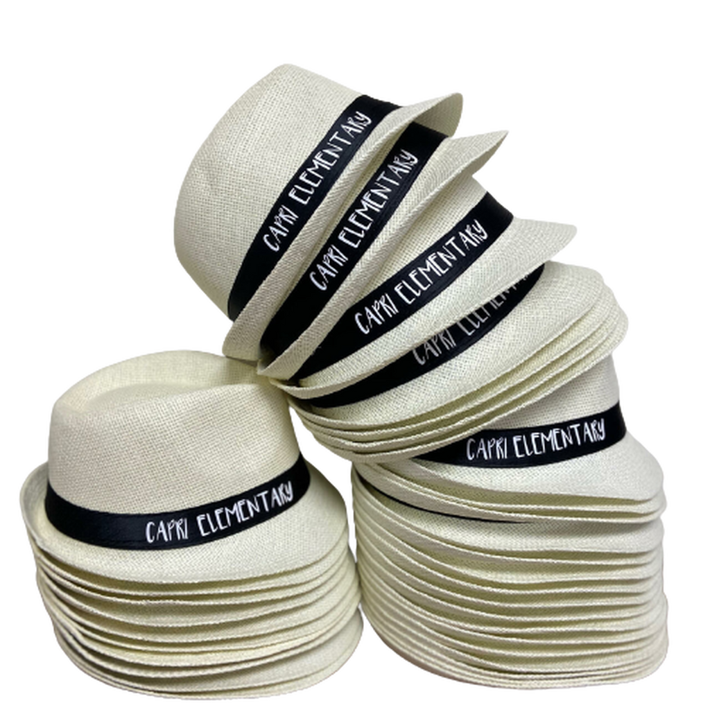 Mens Fedora Hats | Custom Fedora Hats | Custom Made Fedora Hats | (Fonts in Picture Gallery)