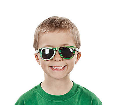 Kids Camoflauge Sunglasses 12 PACK Party Favor Quality Ages 3-9 | 391