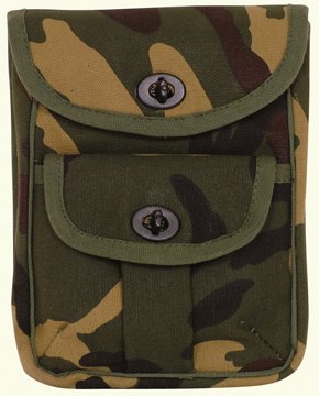 2 Pocket Ammo Pouch Wallet Camouflage 3351