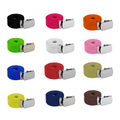 Canvas Belts Bulk | 12 PACK  Adjustable MIXED COLORS Adjusts to 44-46" Size 2215M