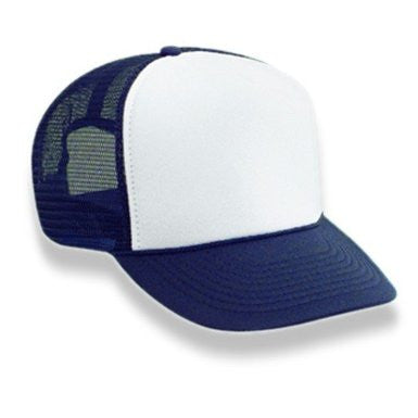 Navy Blue Trucker Caps | White Front 12 PACK 1453