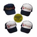 Bachelorette Party Hats | Customized Trucker Caps | 15062 (Fonts in Picture Gallery)
