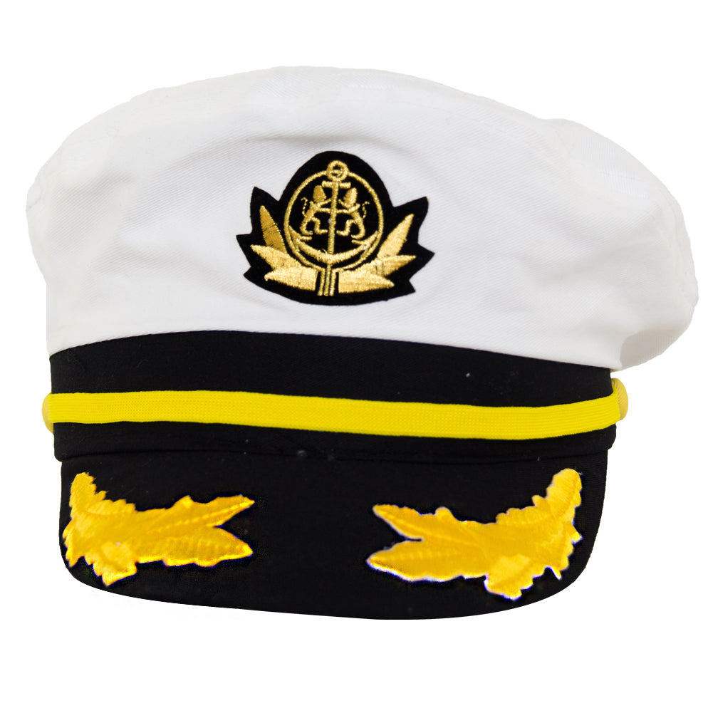 Admiral Yacht Hat with Yellow Band 1340