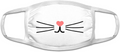 Kitty Cat Face Mask  |  Cotton Face Mask | Adult Double Ply Soft Cotton