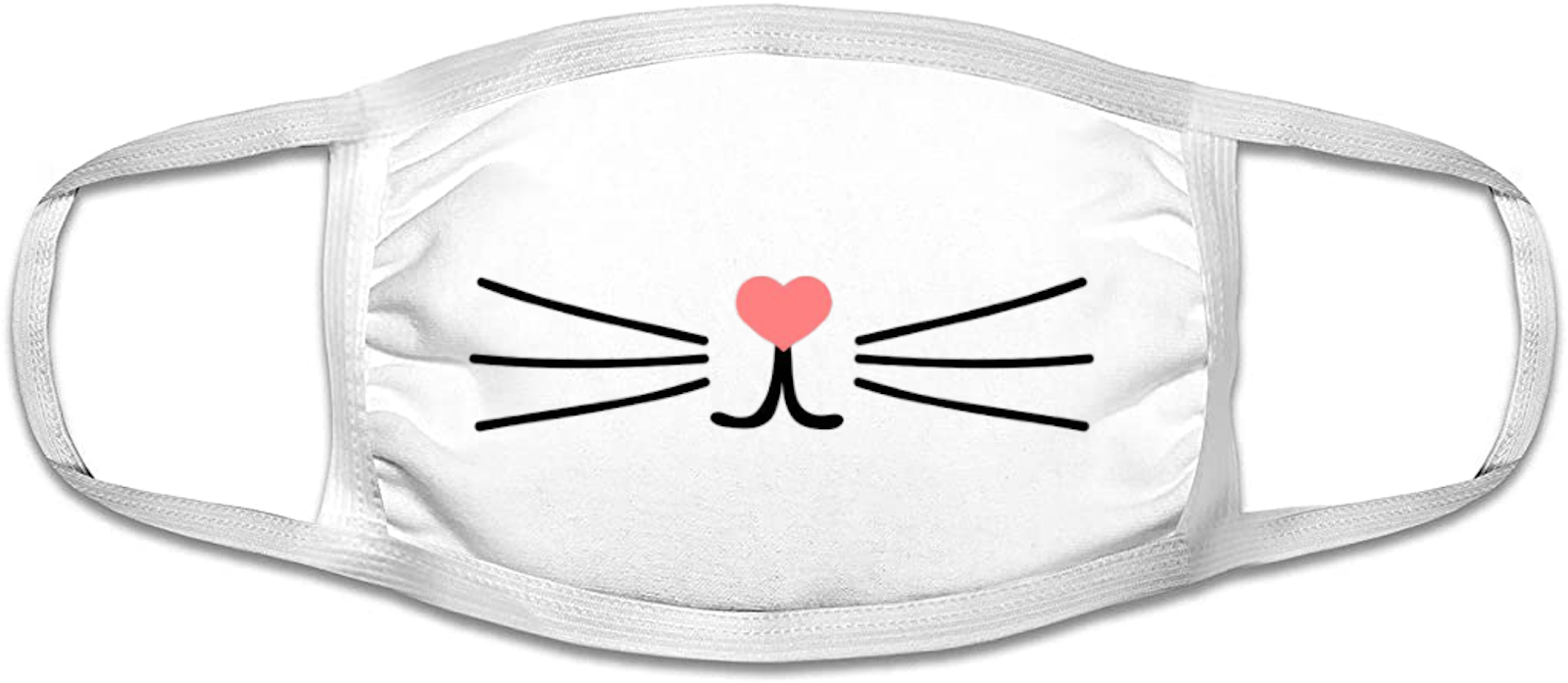 Kitty Cat Face Mask  |  Cotton Face Mask | Adult Double Ply Soft Cotton