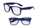 Blue Clear Lens | Iconic 80's Style | 12 PACK  Adult Size Sunglasses 1082