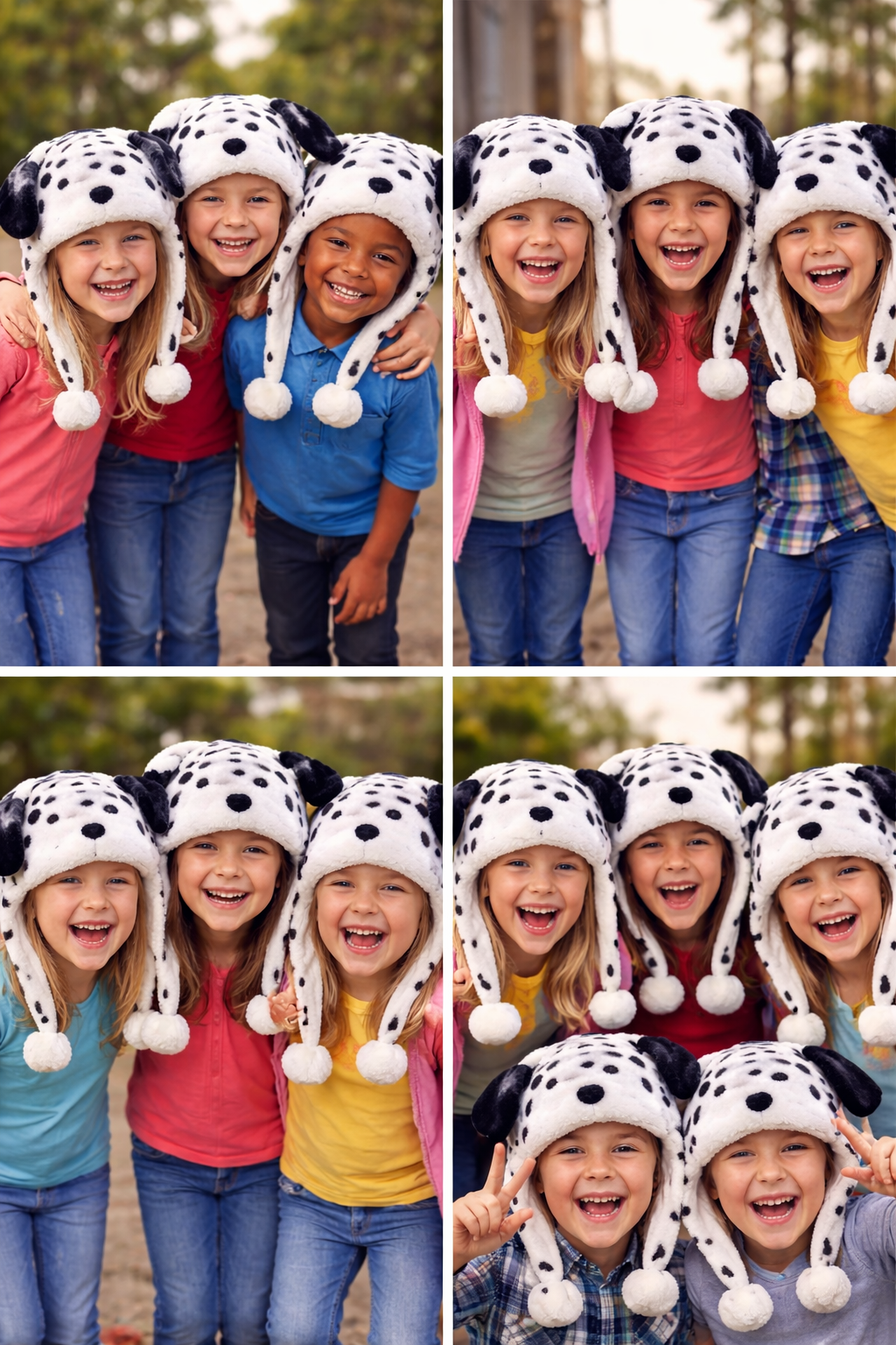 Dalmatians Hat With Mittens 5506