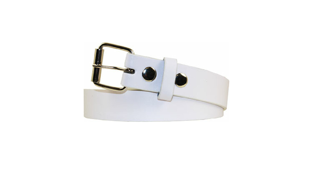 Child Buckleless Belt |  White with Detachable Buckle 12 PACK 2915
