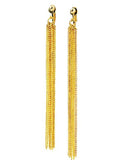 70's Disco Chain Earrings 6696