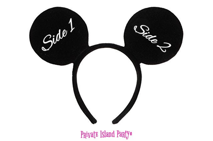 Personalized Mickey Mouse Ears, For Adults and Children's Parties or Personalized Giveaways