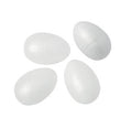 Paintable Crafts For Kids Foam White Eggs 24 PCS