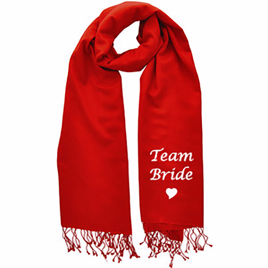 Monogrammed Pashmina | Wedding Shawls |  Bridesmaid Shawls | Scarf   28" x 78" (Fonts in Picture Gallery)