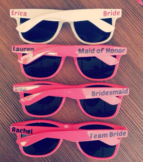 Anniversary Gift, Engagement Gifts, Personalized Sunglasses for Guests at Parties