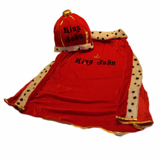 King's Costume, Queens Costume, Adult Size, Ladies Queen Costume Robe and Crown