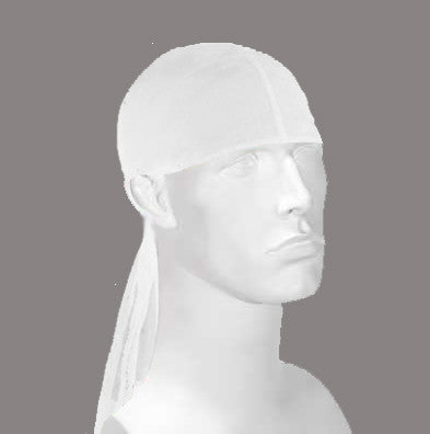 White Du-Rag 12 PACK 6640